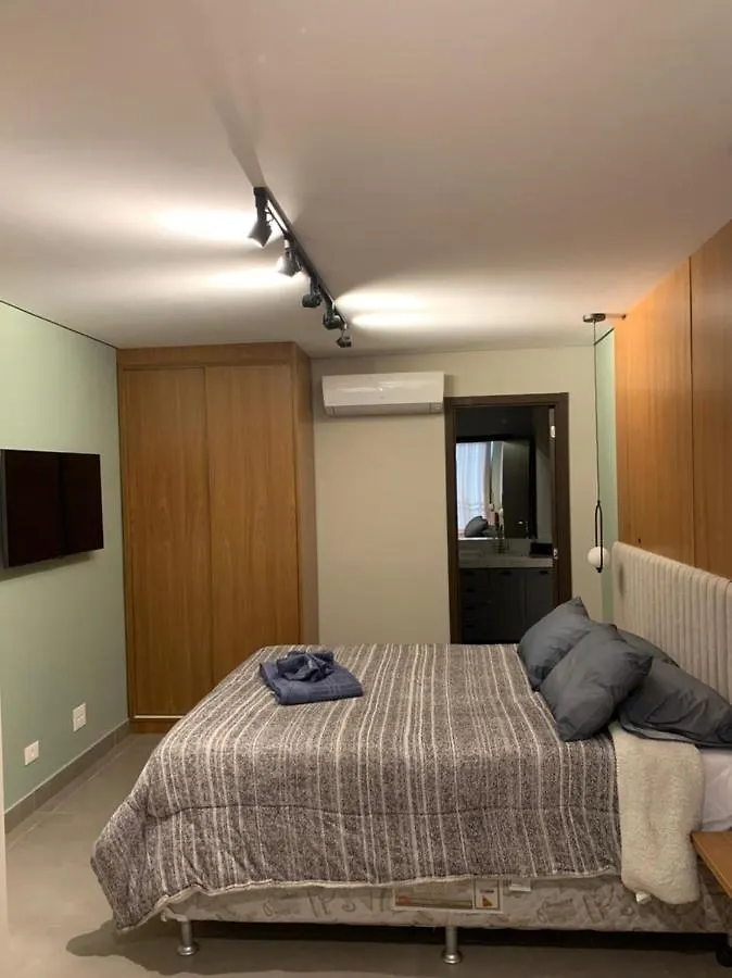 Apartmán Quatro Estacoes Hospeda- Star Green 104- Elegancia E Tranquilidade A 500M Do Capivari Em Campos do Jordão