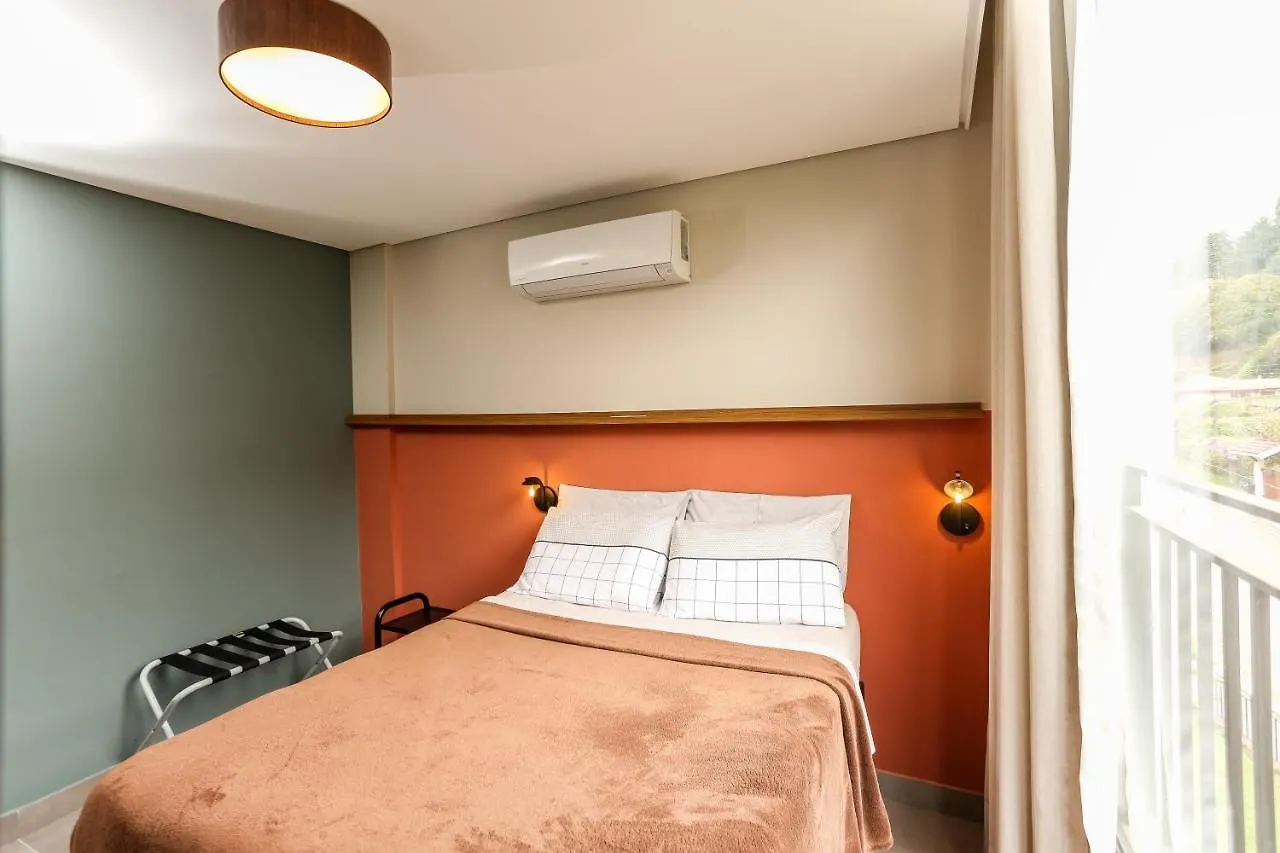 Apartmán Quatro Estacoes Hospeda- Star Green 104- Elegancia E Tranquilidade A 500M Do Capivari Em Campos do Jordão