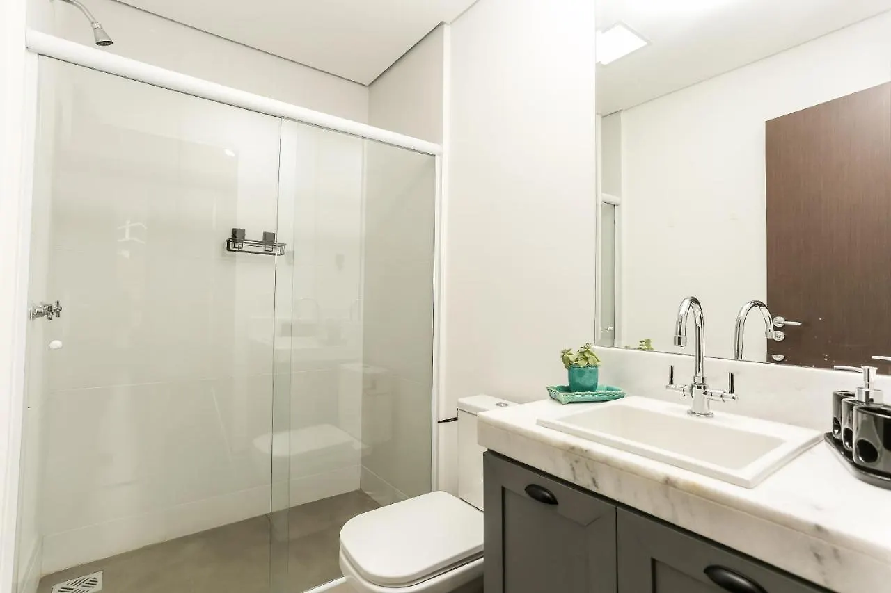 Apartmán Quatro Estacoes Hospeda- Star Green 104- Elegancia E Tranquilidade A 500M Do Capivari Em Campos do Jordão