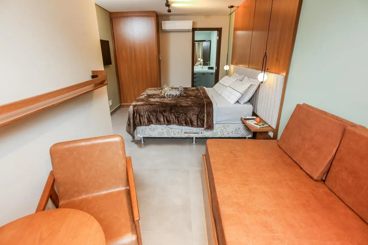 Apartmán Quatro Estacoes Hospeda- Star Green 104- Elegancia E Tranquilidade A 500M Do Capivari Em Campos do Jordão 0*,  Brazílie